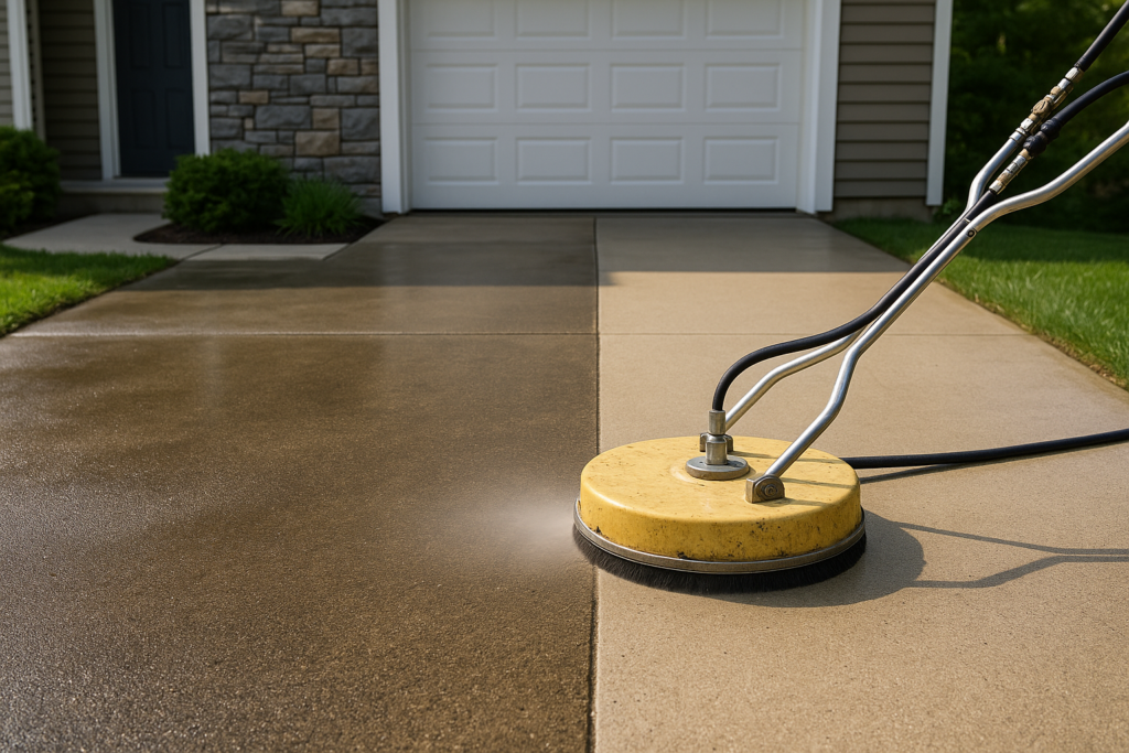 pressure-washing