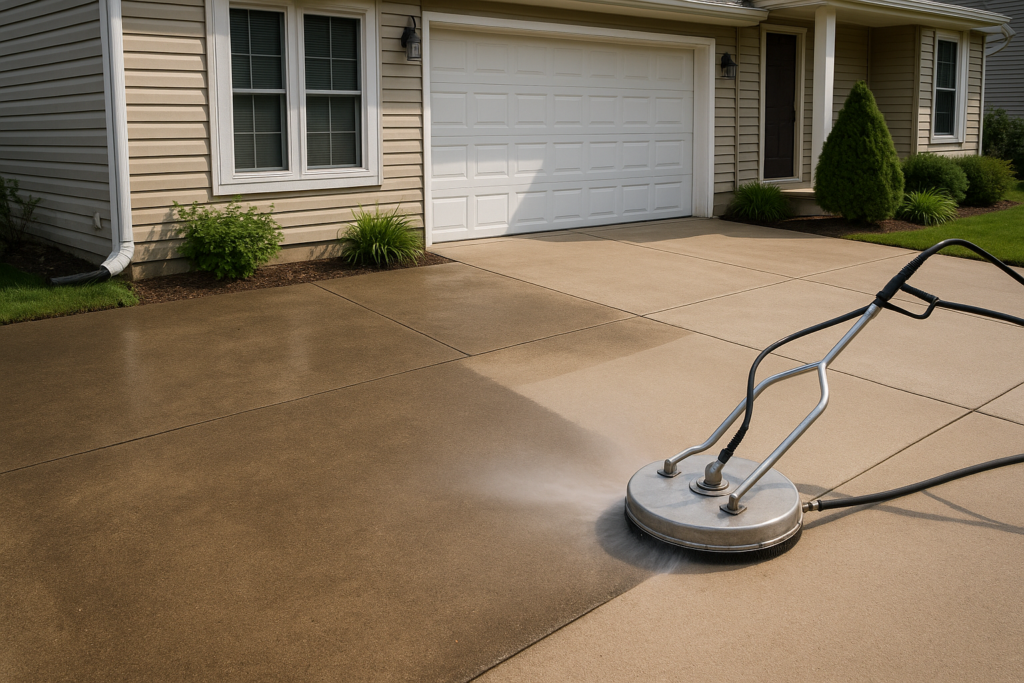 pressure-washing